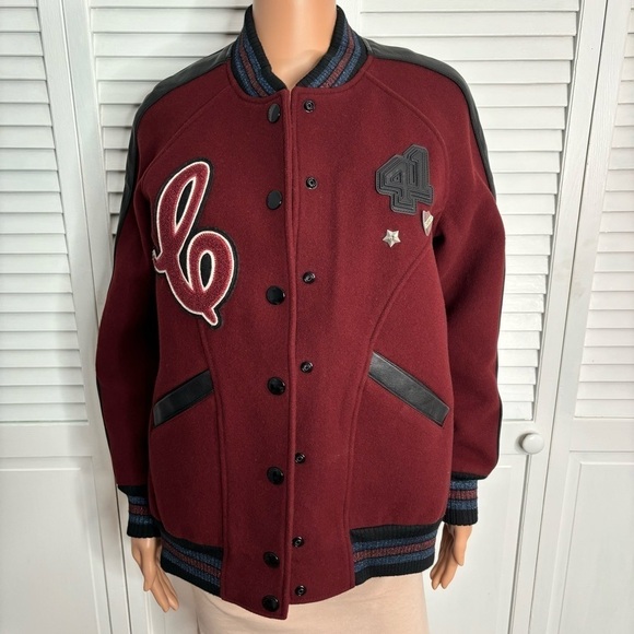 COACH Runway Collection Oversized Varsity Jacket Size XS - Picture 4 of 11